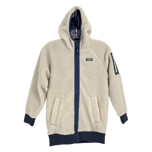 L.L. Bean Kid's Sherpa Fleece Long Coat NWT Size S - Picture 12 of 14